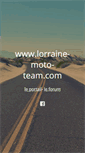 Mobile Screenshot of lorraine-moto-team.com